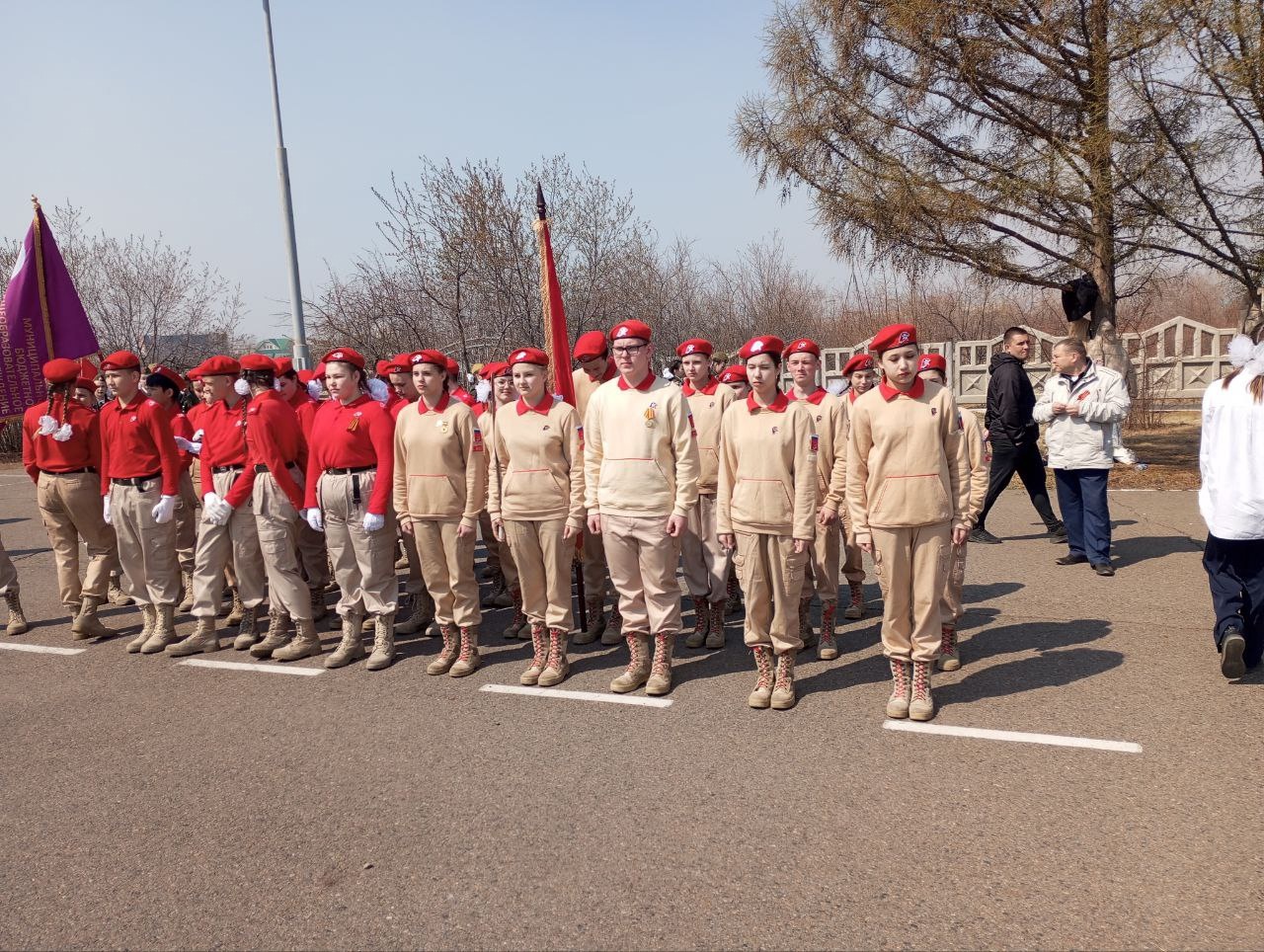 Торжественный митинг &amp;quot;Вахта героев&amp;quot;.